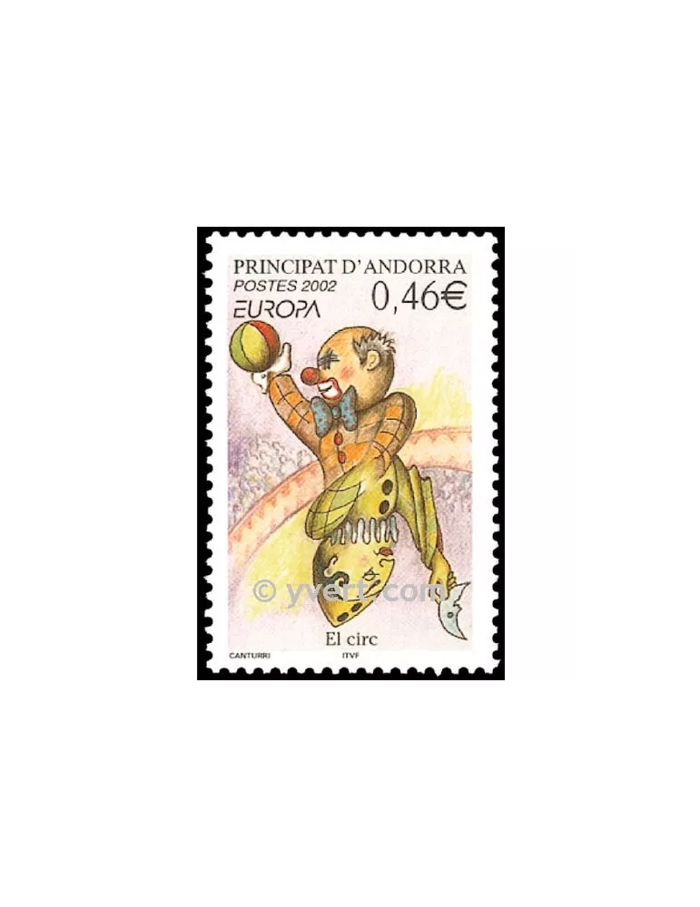 n° 569 - Timbre Andorre Poste