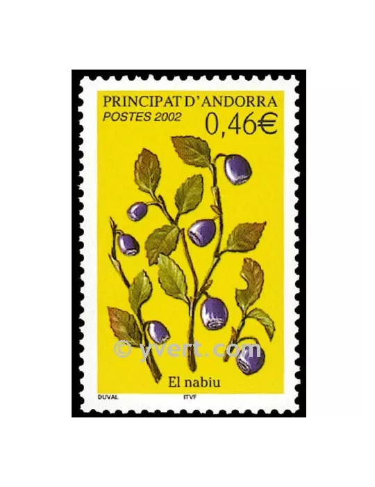n° 570 - Timbre Andorre Poste