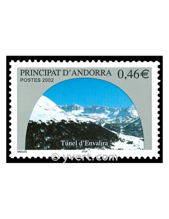 n° 572 - Timbre Andorre Poste