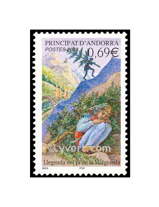 n° 576 - Timbre Andorre Poste