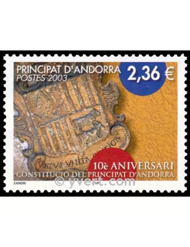 n° 577 - Timbre Andorre Poste