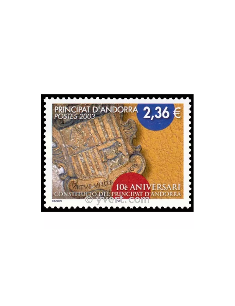 n° 577 - Timbre Andorre Poste