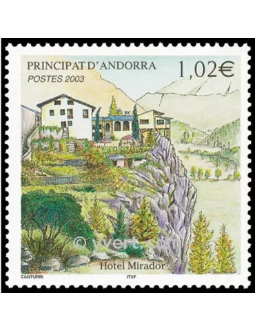 n° 579 - Timbre Andorre Poste