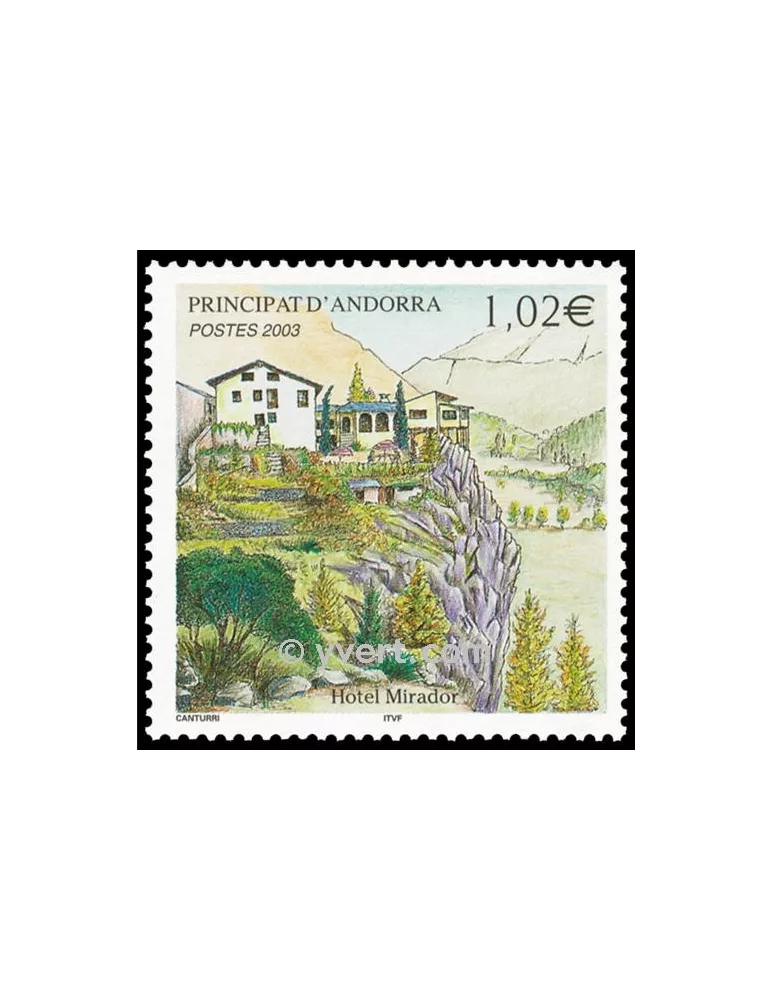 n° 579 - Timbre Andorre Poste