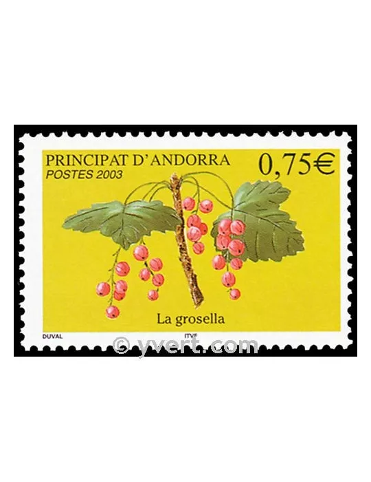 n° 585 - Timbre Andorre Poste