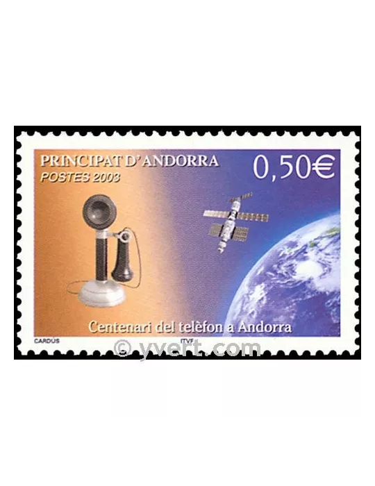 n° 586 - Timbre Andorre Poste