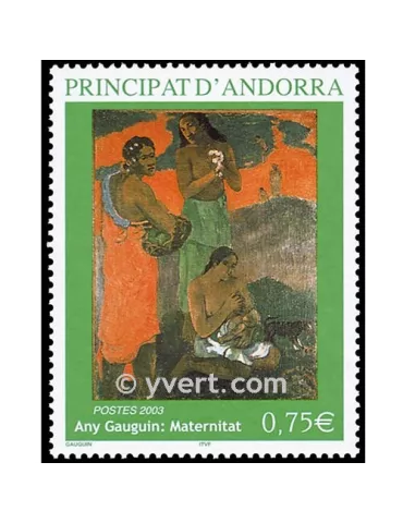 n° 587 - Timbre Andorre Poste