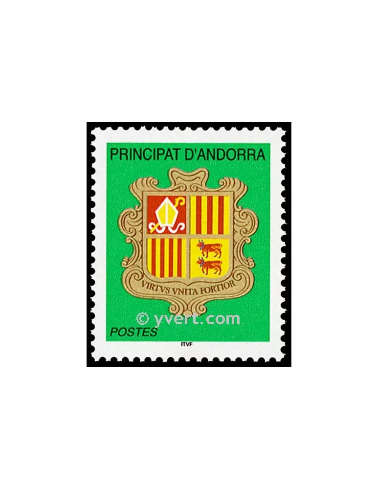 n° 588 - Timbre Andorre Poste