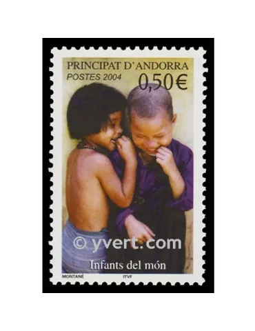 n° 592 - Timbre Andorre Poste