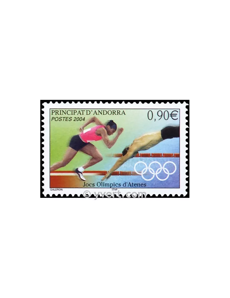 n° 598 - Timbre Andorre Poste