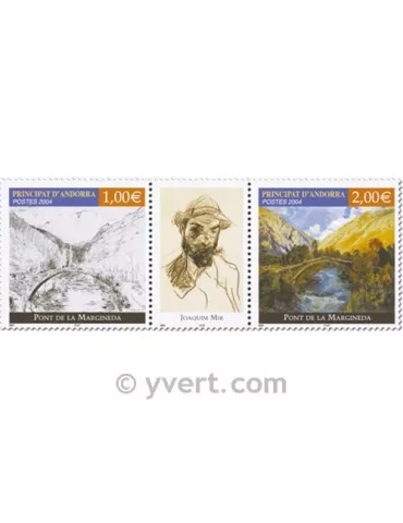 n° 599/600 - Timbre Andorre Poste