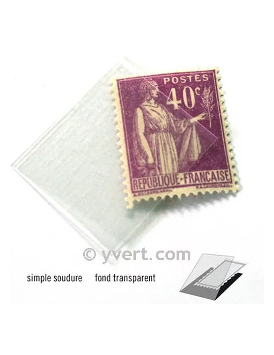 Pochettes simple soudure - Lxh:20x26mm (Fond transparent)