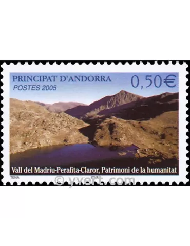 n° 605 - Timbre Andorre Poste