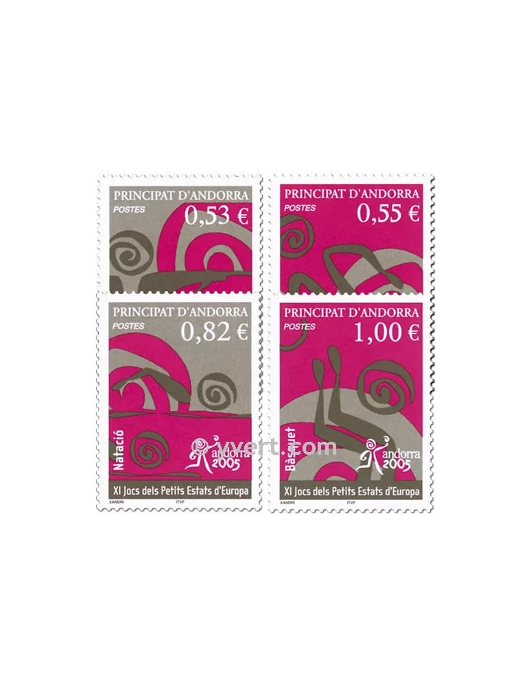 n° 609/612 - Timbre Andorre Poste
