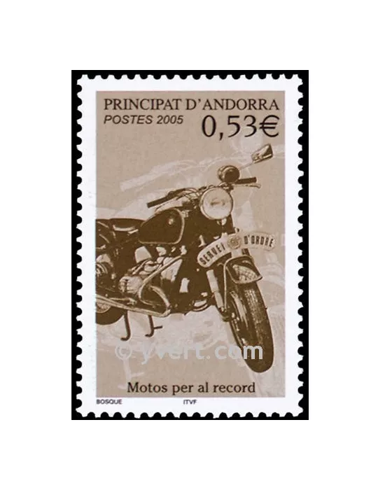 n° 614 - Timbre Andorre Poste