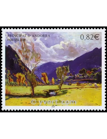 n° 615 - Timbre Andorre Poste