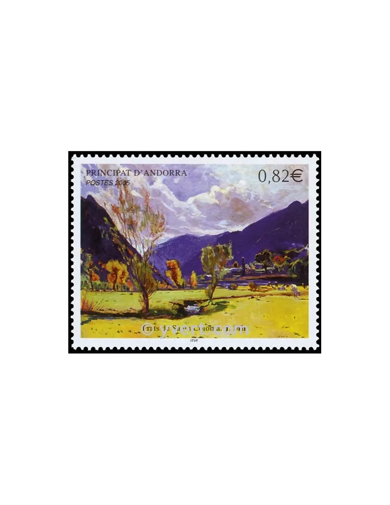 n° 615 - Timbre Andorre Poste