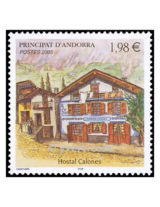 n° 616 - Timbre Andorre Poste