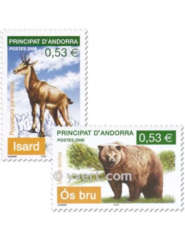 n° 620/621 - Timbre Andorre Poste