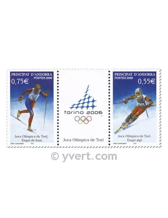 n° 622/623 - Timbre Andorre Poste