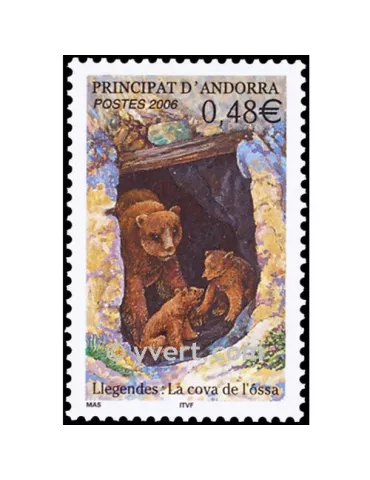 n° 626 - Timbre Andorre Poste