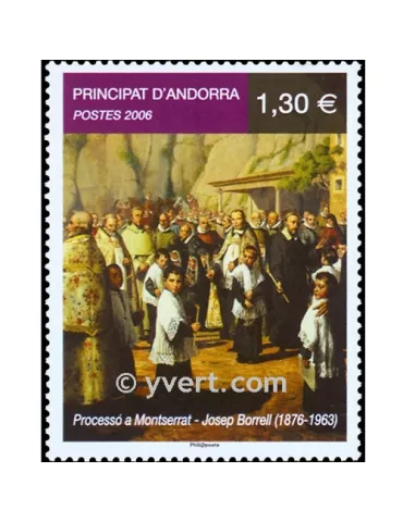 n° 631 - Timbre Andorre Poste