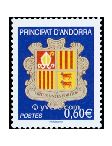 n° 633 - Timbre Andorre Poste