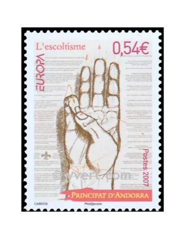 n° 640 - Timbre Andorre Poste