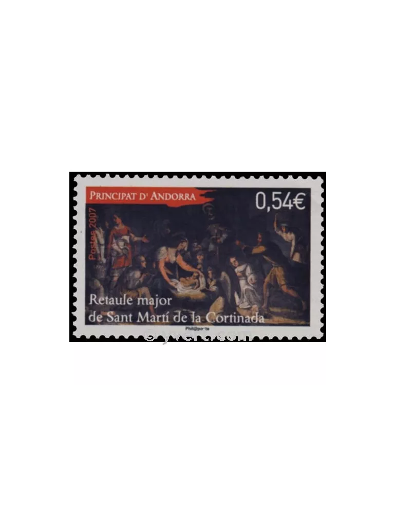 n° 648 - Timbre Andorre Poste