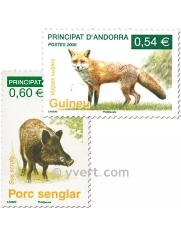 n° 649/650 - Timbre Andorre Poste