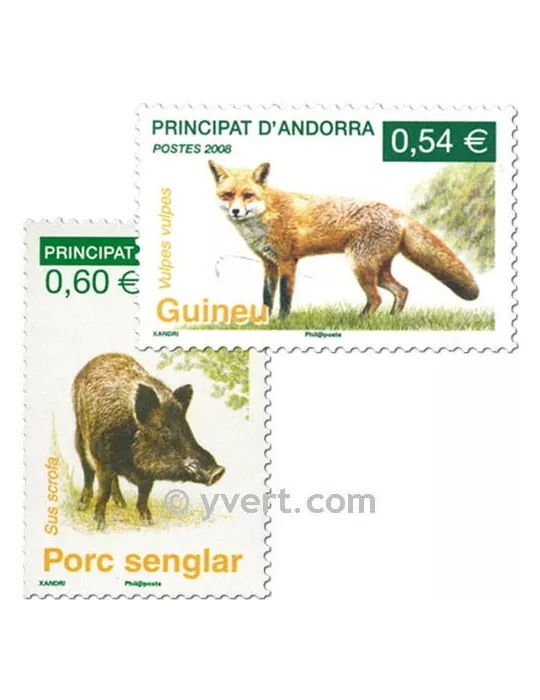 n° 649/650 - Timbre Andorre Poste