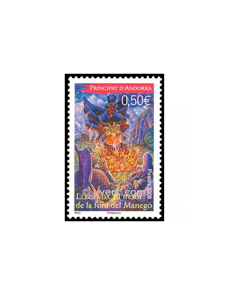 n° 652 - Timbre Andorre Poste