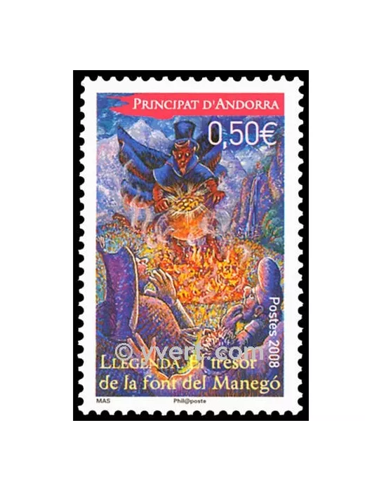 n° 652 - Timbre Andorre Poste