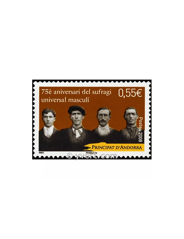 n° 662 - Timbre Andorre Poste