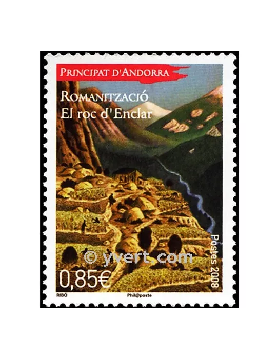 n° 664 - Timbre Andorre Poste