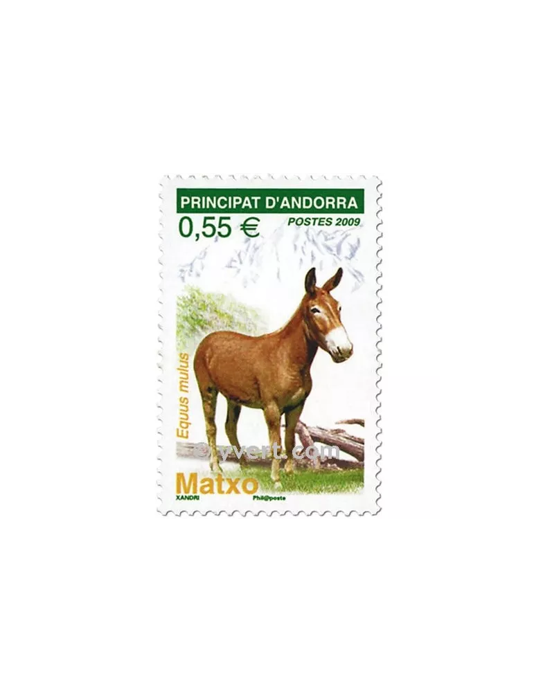n° 667/668 - Timbre Andorre Poste