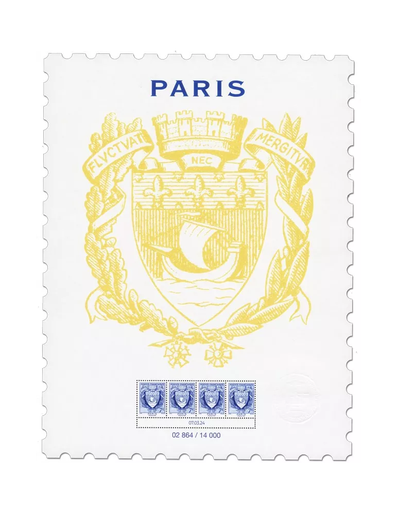 France 549 avec charnière 1941 armoiries des villes
