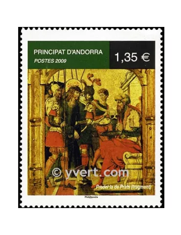 n° 672 - Timbre Andorre Poste