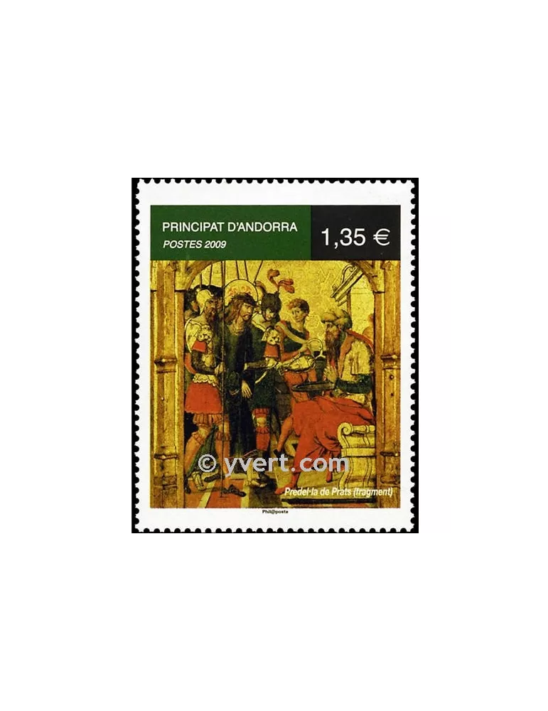 n° 672 - Timbre Andorre Poste