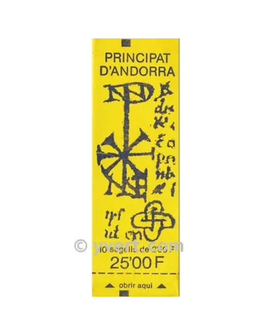 n° 4 - Timbre Andorre Carnets