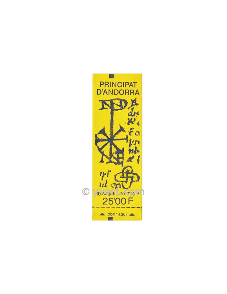 n° 4 - Timbre Andorre Carnets