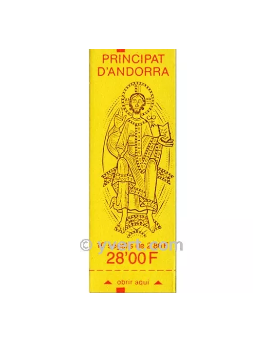 n° 5 - Timbre Andorre Carnets