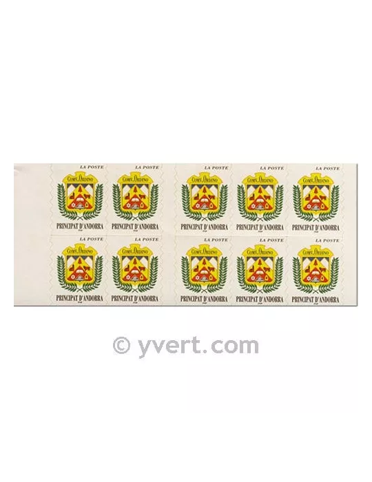 n° 8 - Timbre Andorre Carnets