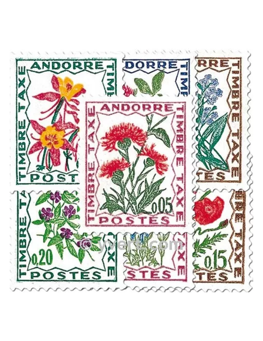 n° 46/52 - Timbre Andorre Taxe