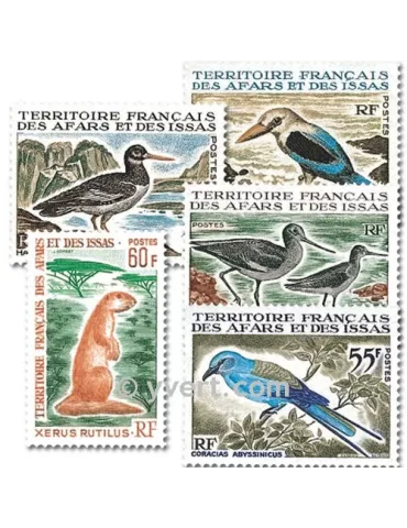 n° 329/333 - Timbre Afars et Issas Poste