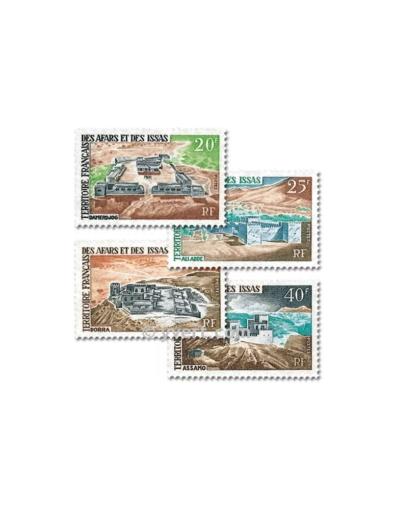 n° 337/340 - Timbre Afars et Issas Poste