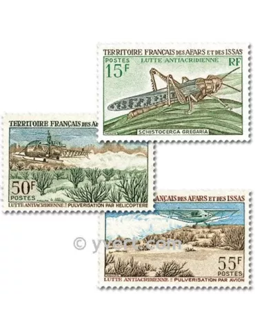 n° 351/353 - Timbre Afars et Issas Poste