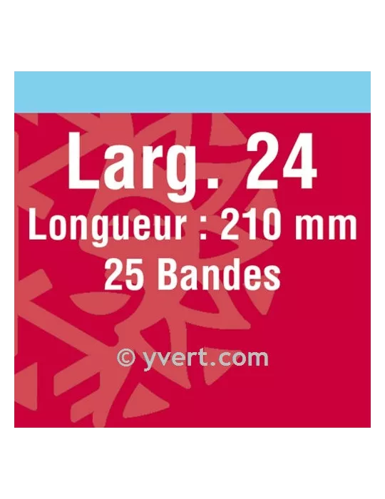 Bandes simple soudure - 24mm (Fond noir)