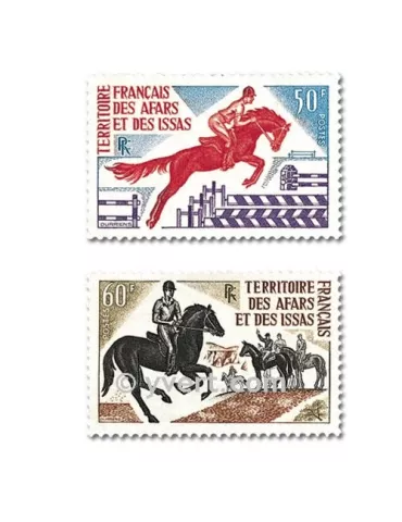 n° 365/366 - Timbre Afars et Issas Poste