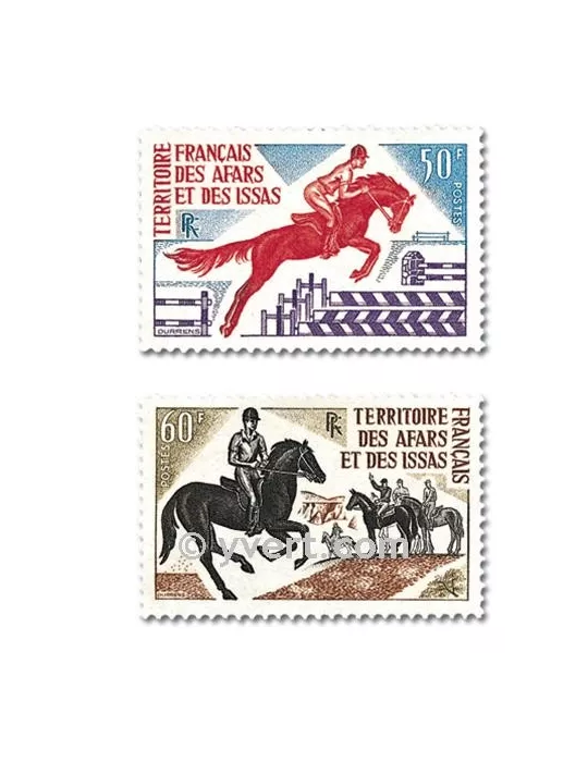 n° 365/366 - Timbre Afars et Issas Poste